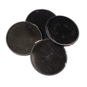 Used 4-piece grid set for 7" Hensel reflector