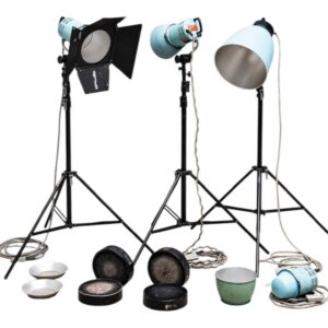 Complete Broncolor set – 6× 1500 Ws flash heads + extensive accessories