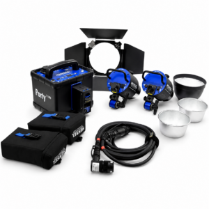 Used Hensel Porty L 1200 Kit – complete with 2 flash heads and 2 batteries