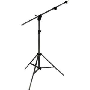 8000420 Foldable aluminium stand with integrated aluminum boom