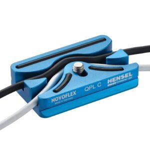 Novoflex QPL-C Quick Release Plate – 62 mm Compact Plate with Cable Management