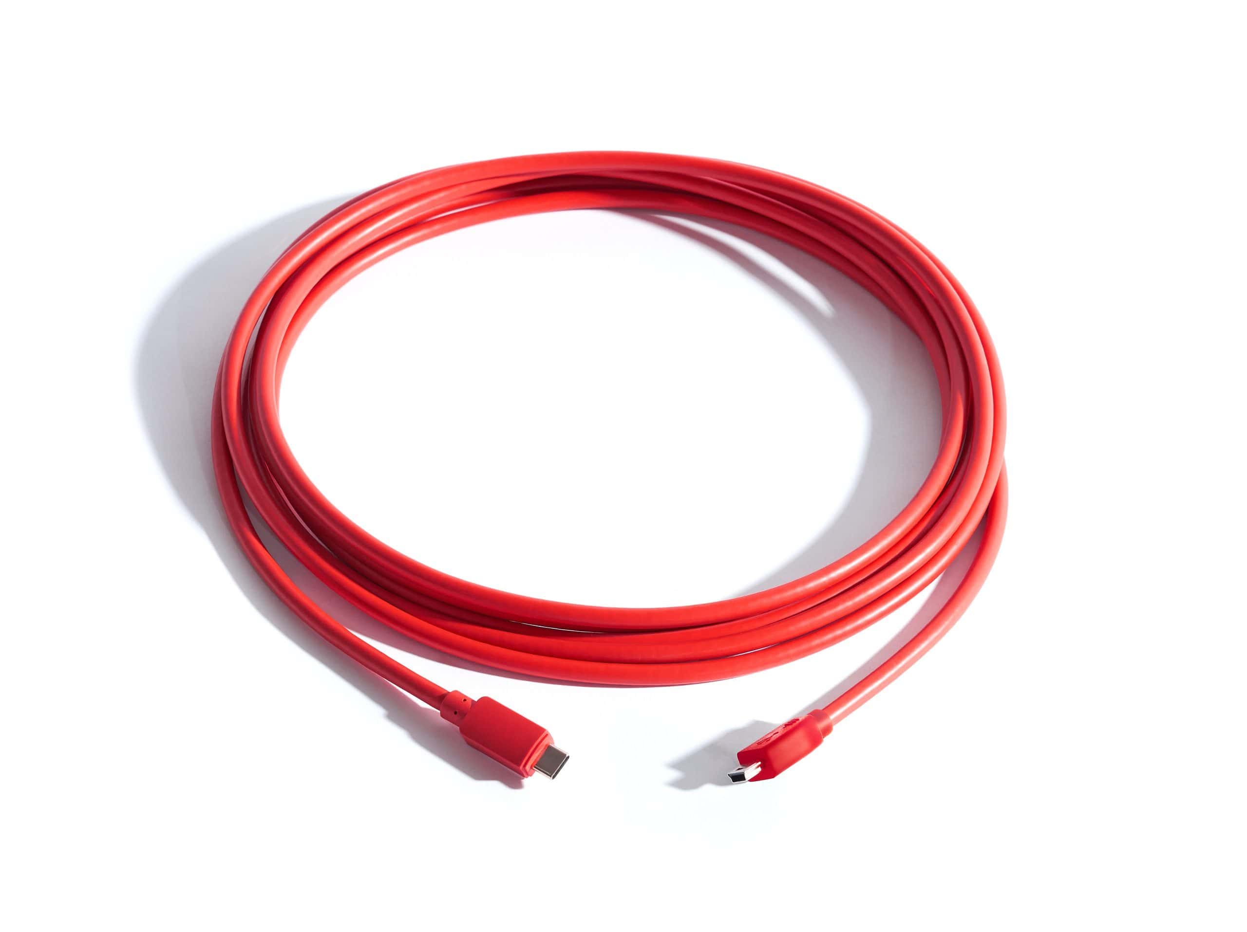 Tether cable IQwire 5mtr USB-C to USB mini straight
